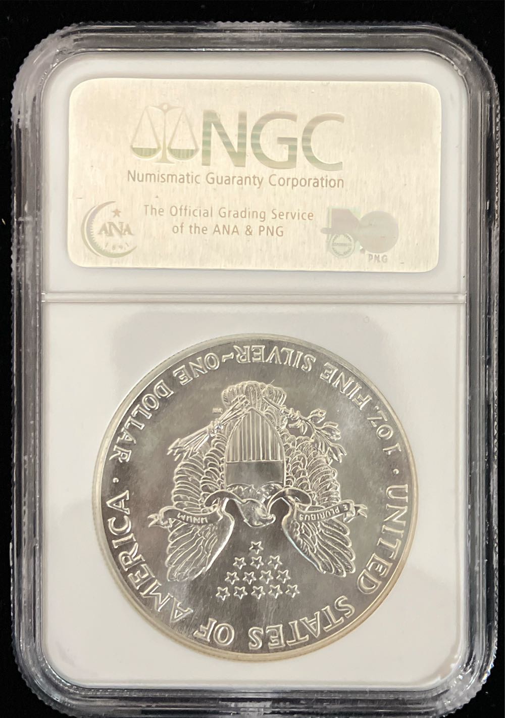1987 Silver Eagle  coin collectible - Main Image 2