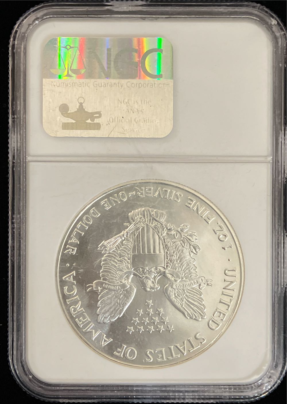 1993 Silver Eagle  coin collectible - Main Image 2