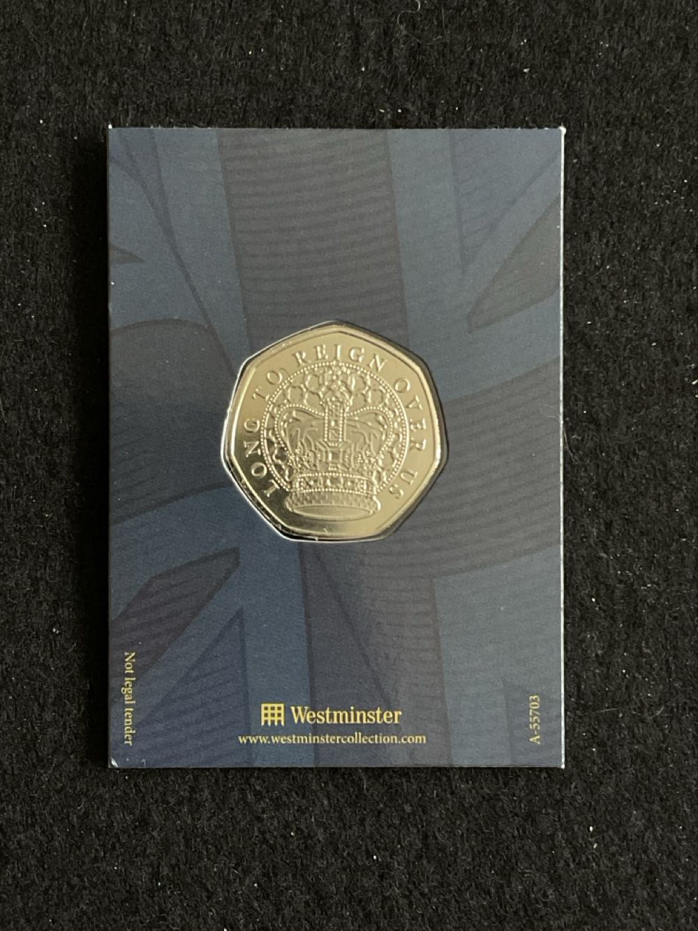 Charles Shaking Hands With President Zelensky Medal  coin collectible - Main Image 2