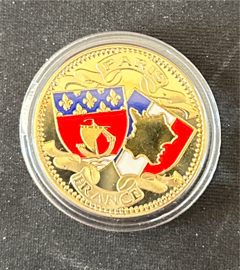 Coin Golden Paris  coin collectible [Barcode 46196912380] - Main Image 2