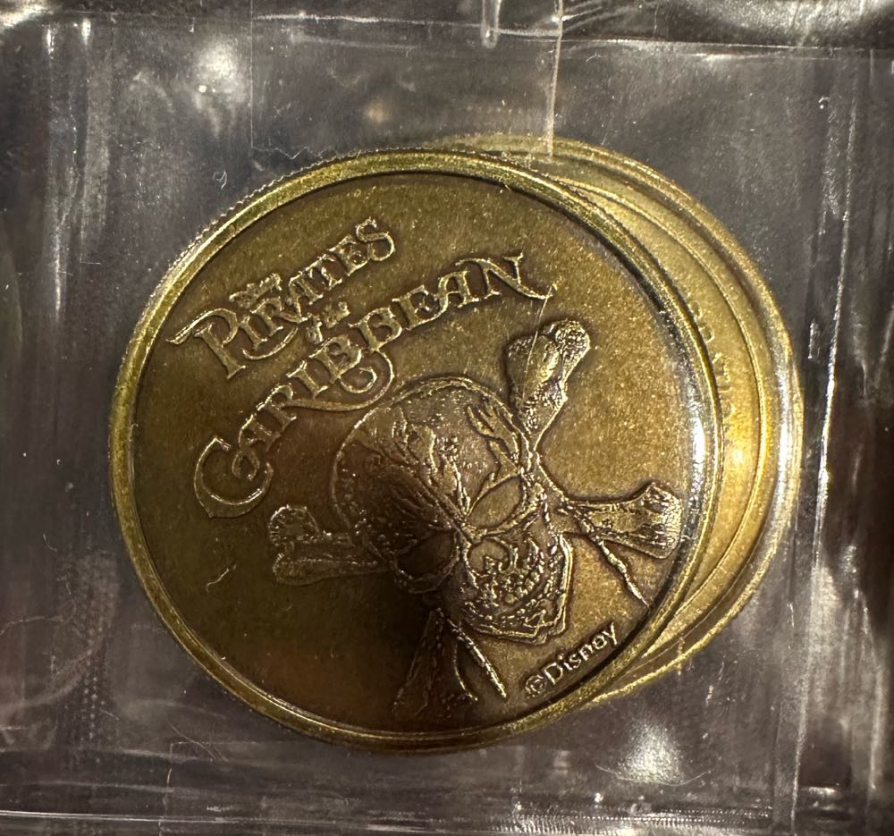 Pirates Of The Caribbean Skeleton at The Helm  coin collectible - Main Image 2