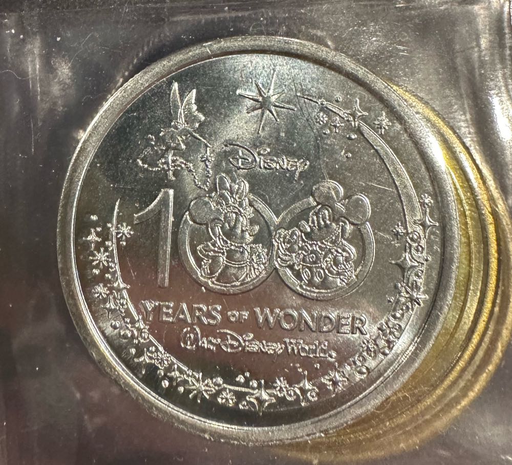 Disney’s 100 Years Of Wonder Medallion - Stitch  coin collectible - Main Image 2