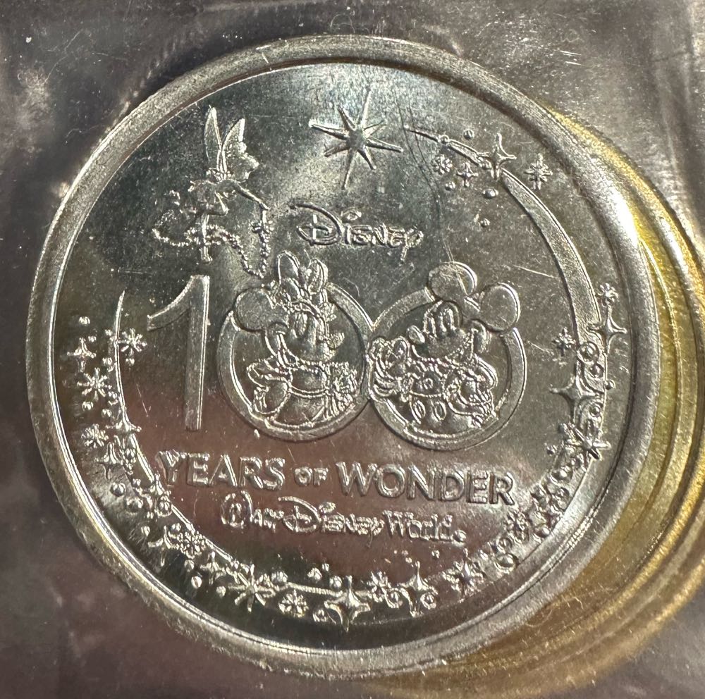 Disney’s 100 Years Of Wonder Medallion - Mad Hatter & Cheshire Cat  coin collectible - Main Image 2