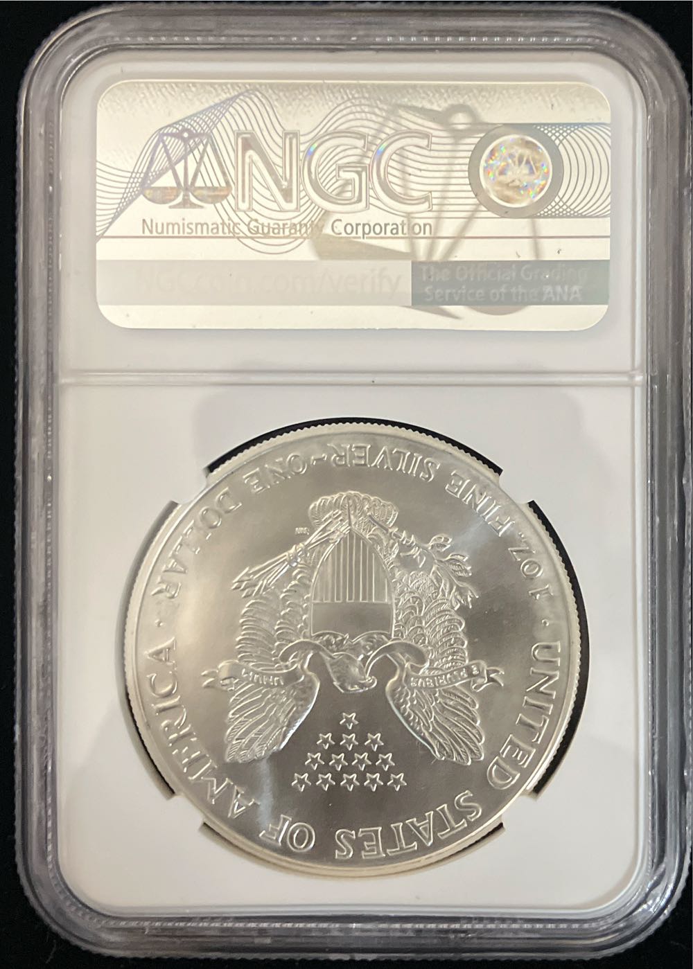 2000 Silver Eagle  coin collectible - Main Image 2