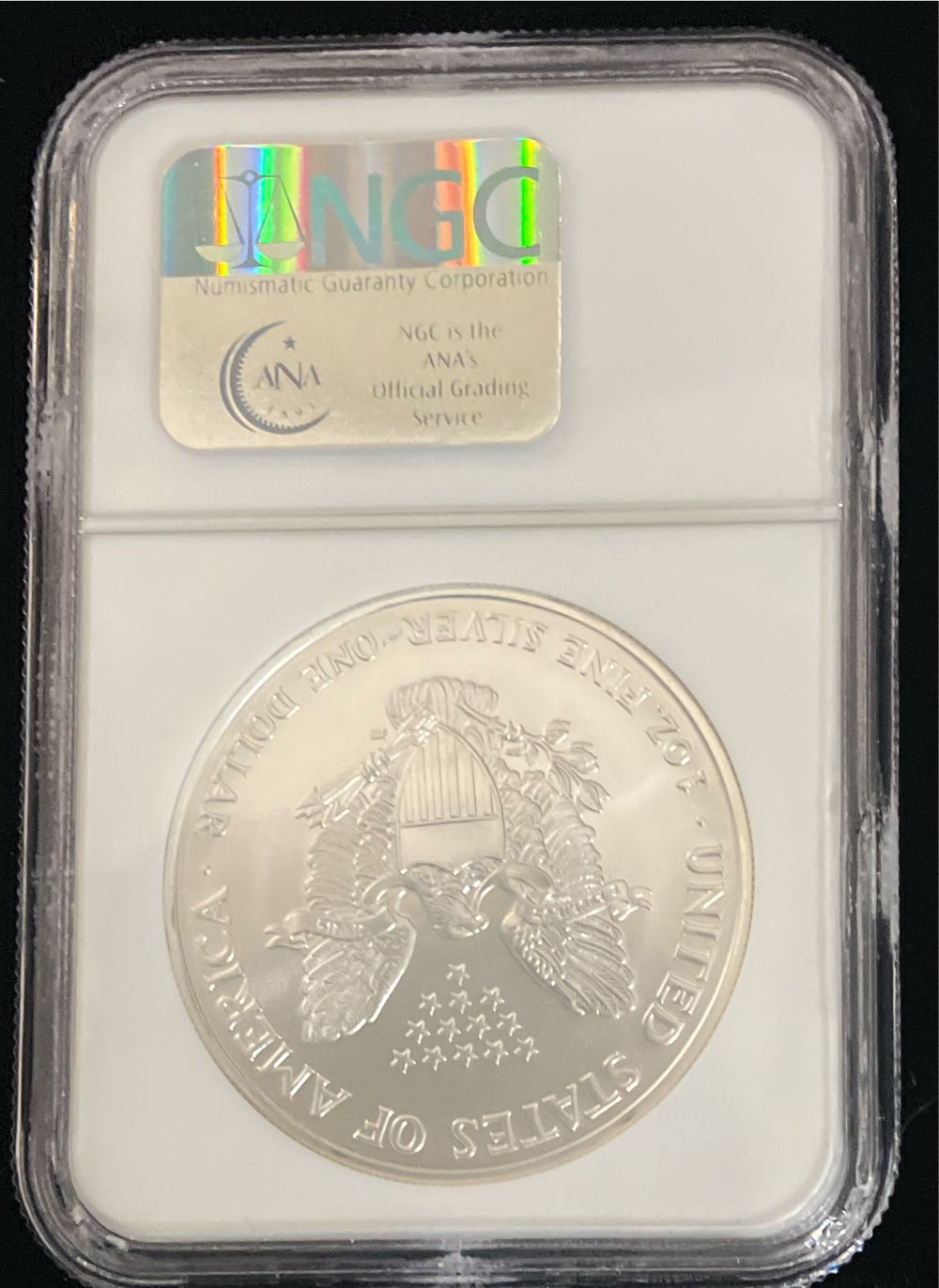 2004 Silver Eagle  coin collectible - Main Image 2