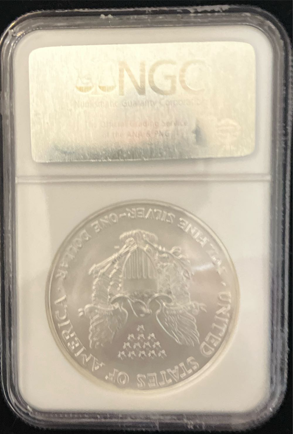 2005 Silver Eagle  coin collectible - Main Image 2