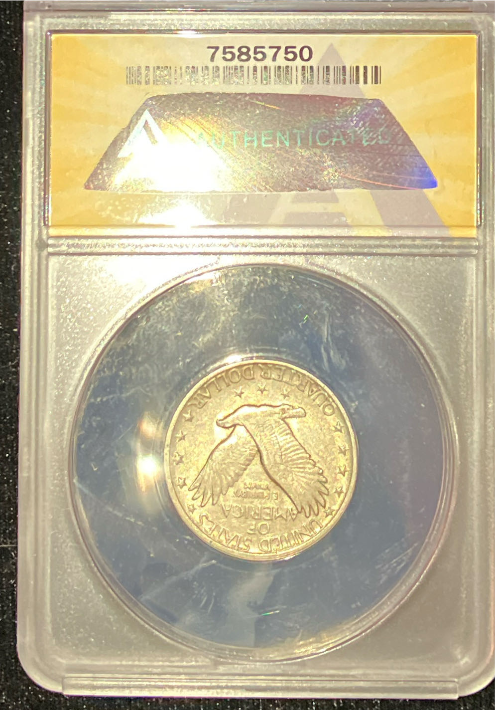 1928 D Standing Liberty Quarter  coin collectible - Main Image 2