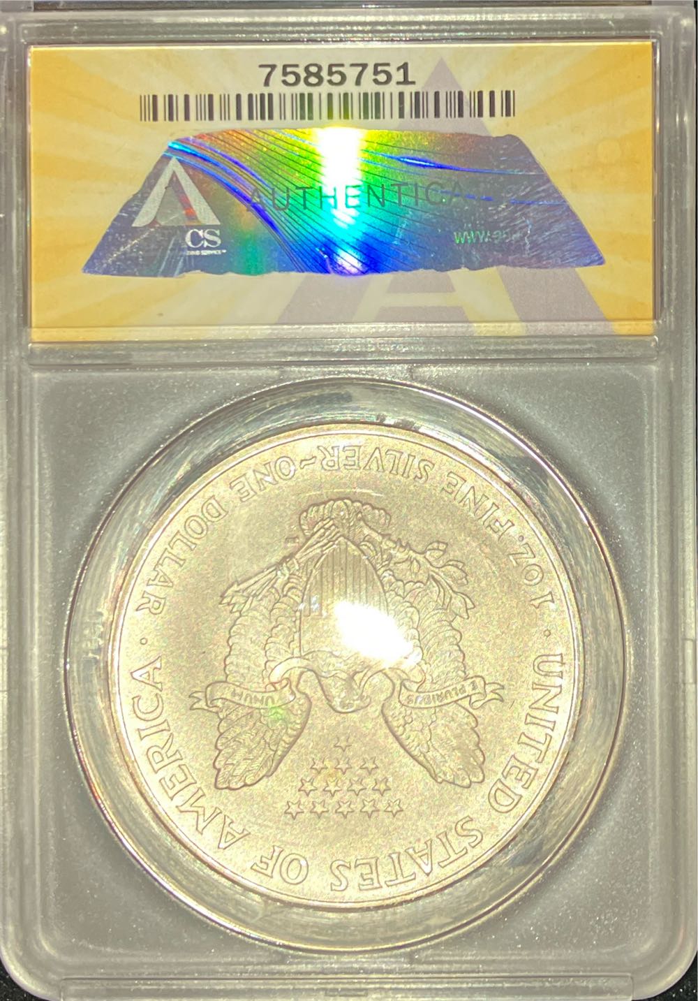 2006 Silver Eagle  coin collectible - Main Image 2