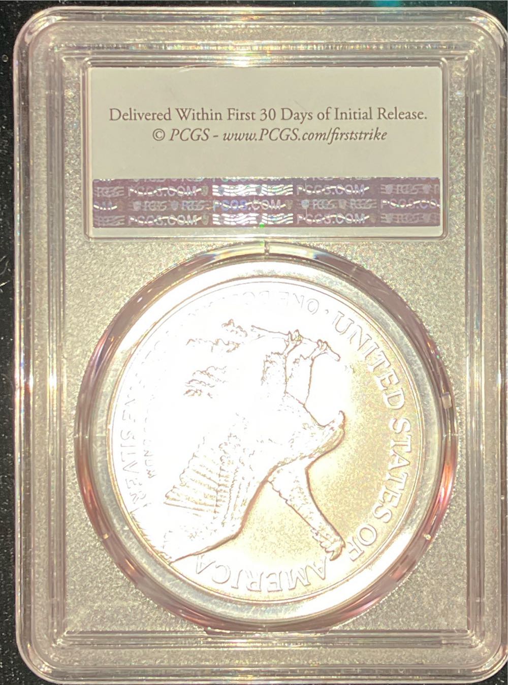 2024 W Silver Eagle  coin collectible - Main Image 2