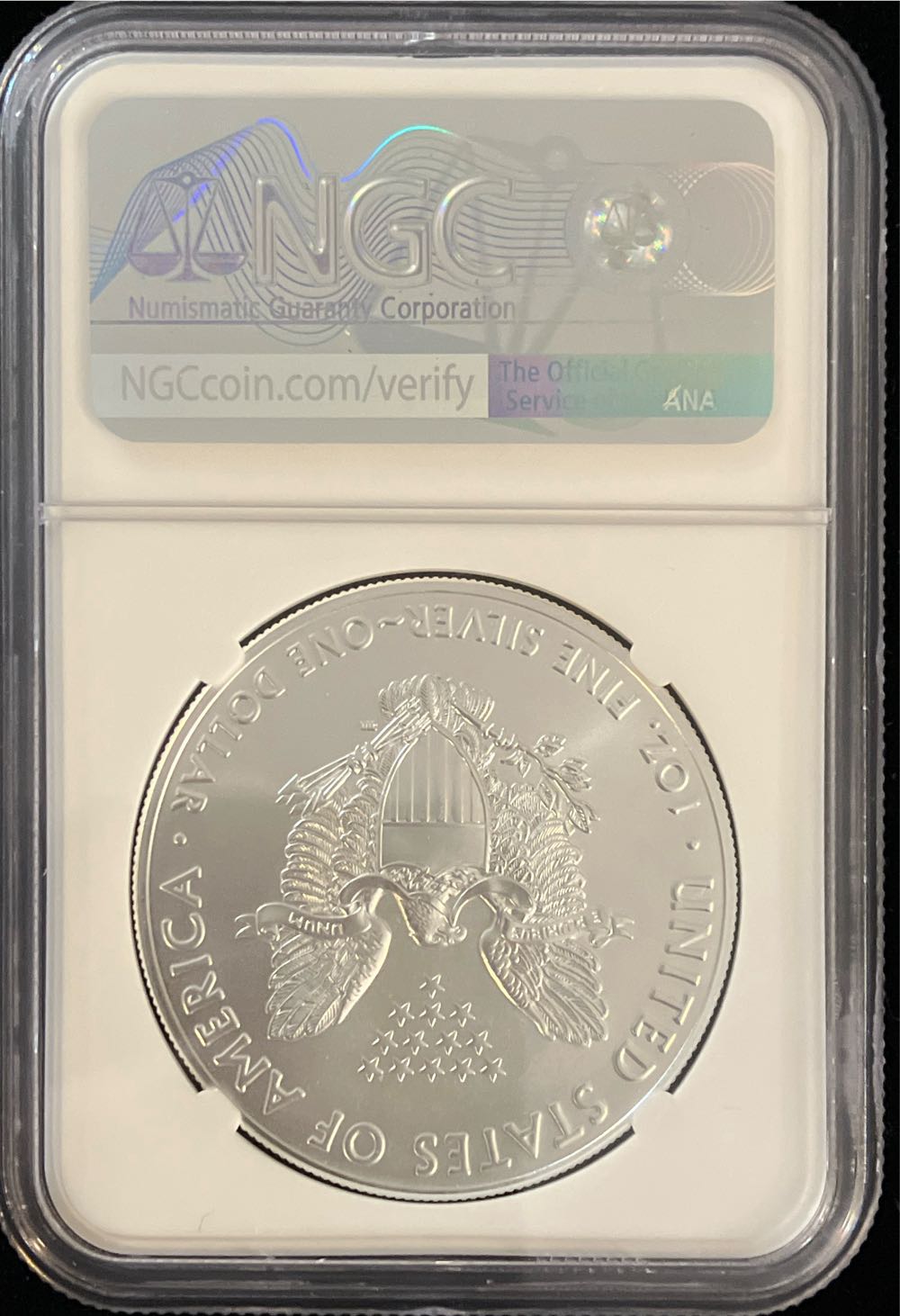 2021 W Silver Eagle T-1  coin collectible - Main Image 2