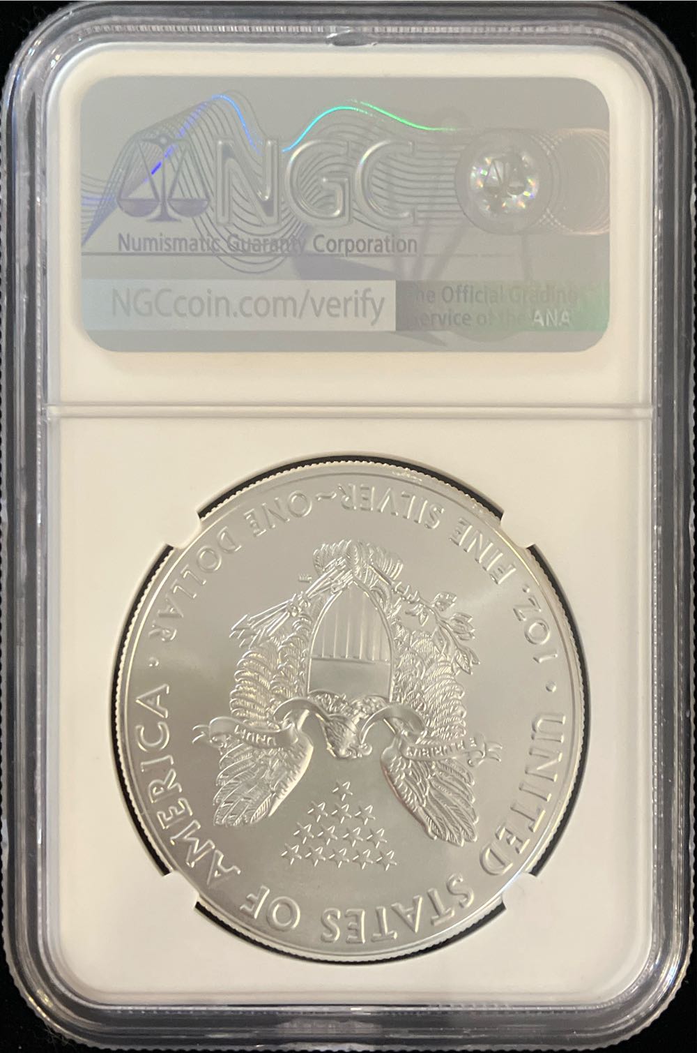 2020 P Silver Eagle  coin collectible - Main Image 2