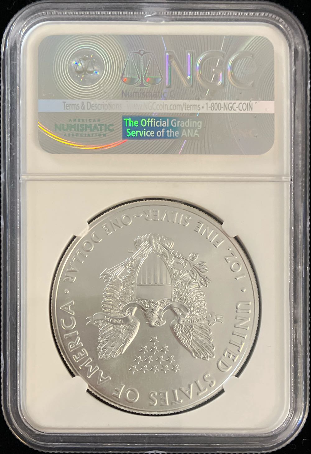 2018 Silver Eagle  coin collectible - Main Image 2