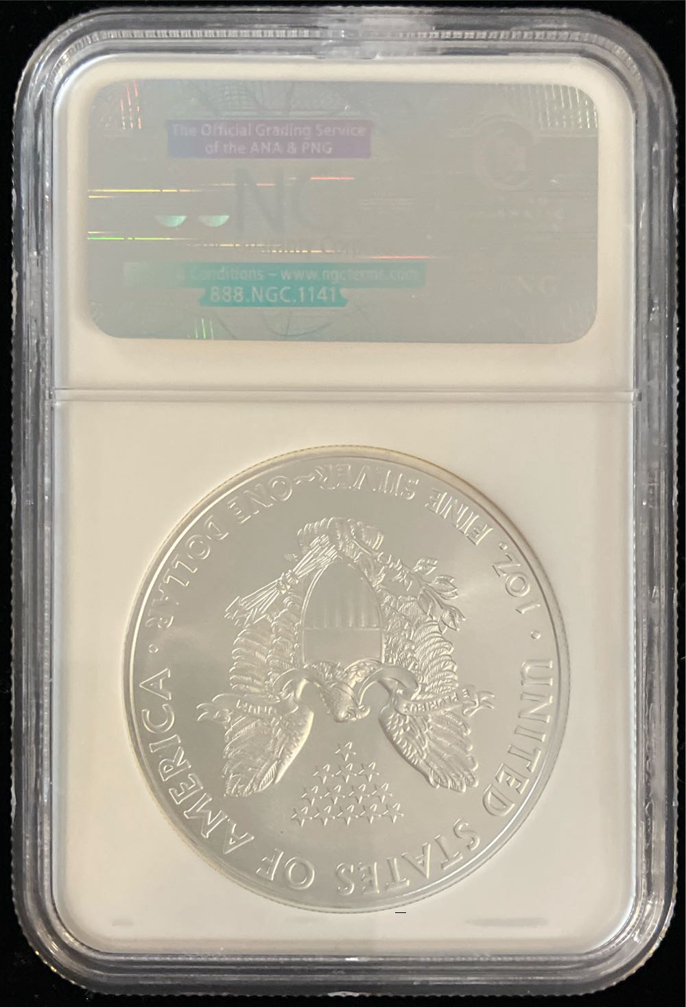 2010 Silver Eagle  coin collectible - Main Image 2