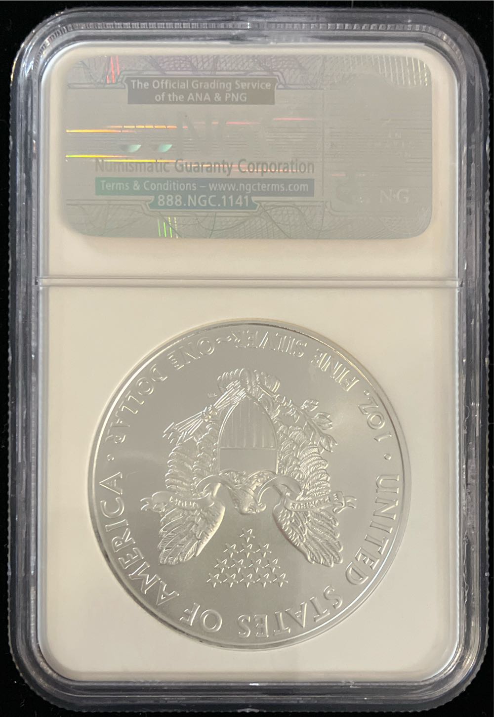 2009 Silver Eagle  coin collectible - Main Image 2