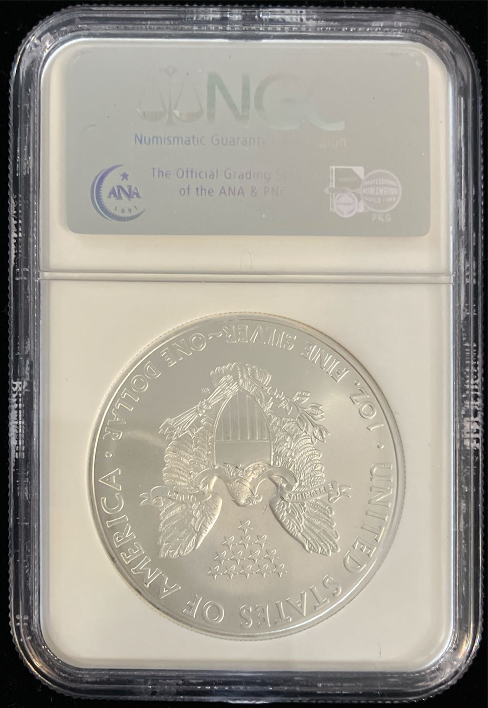 2008 Silver Eagle  coin collectible - Main Image 2