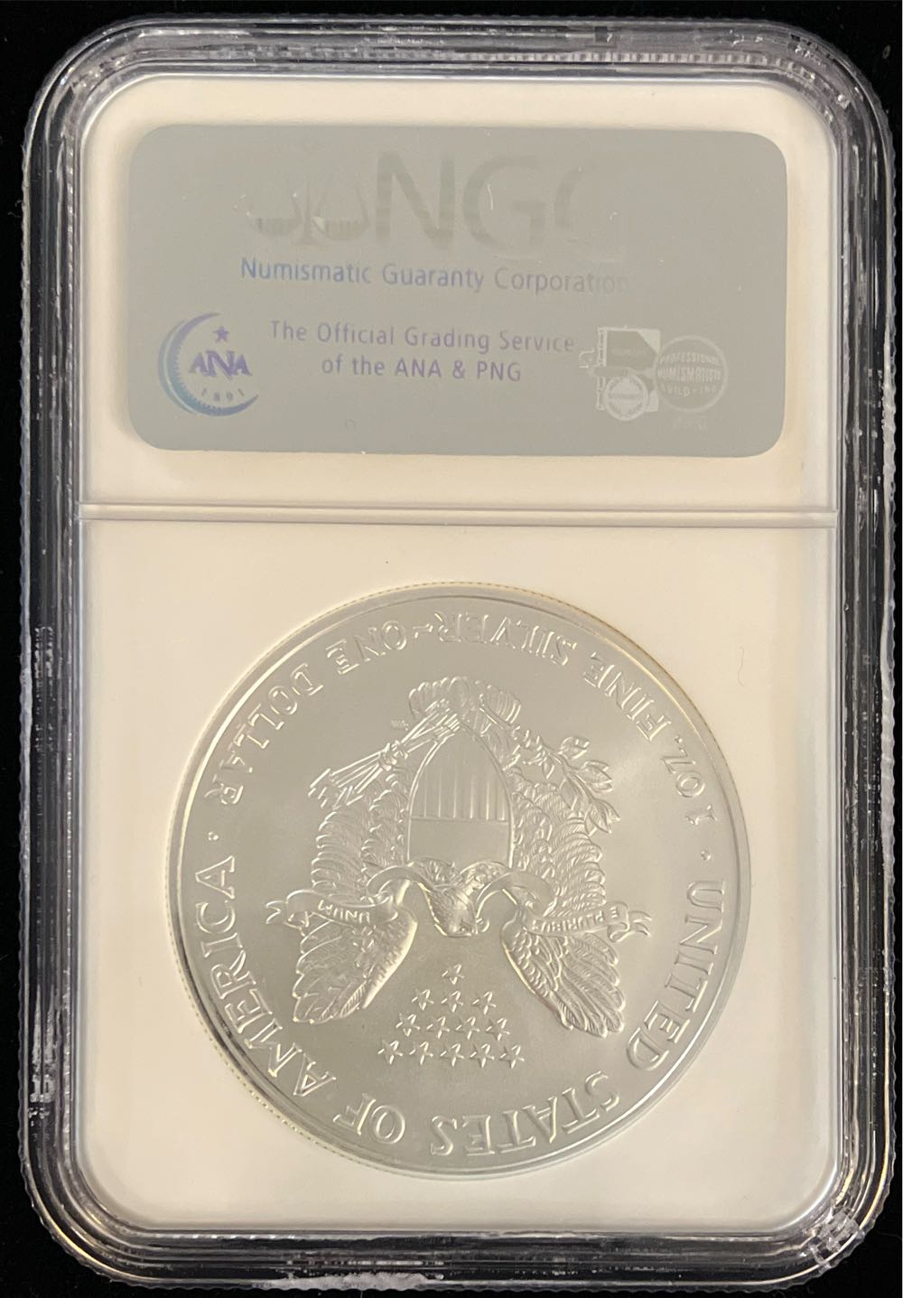 2007 Silver Eagle  coin collectible - Main Image 2