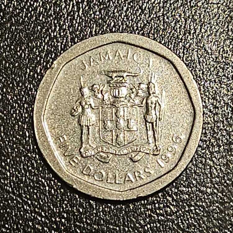 Jamaica Five Dollars 1996  coin collectible - Main Image 2