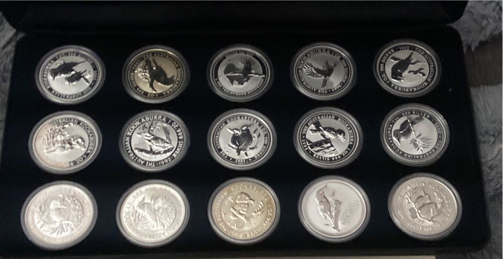 Silver Kookaburra Coin Collection 15 Set  coin collectible - Main Image 2