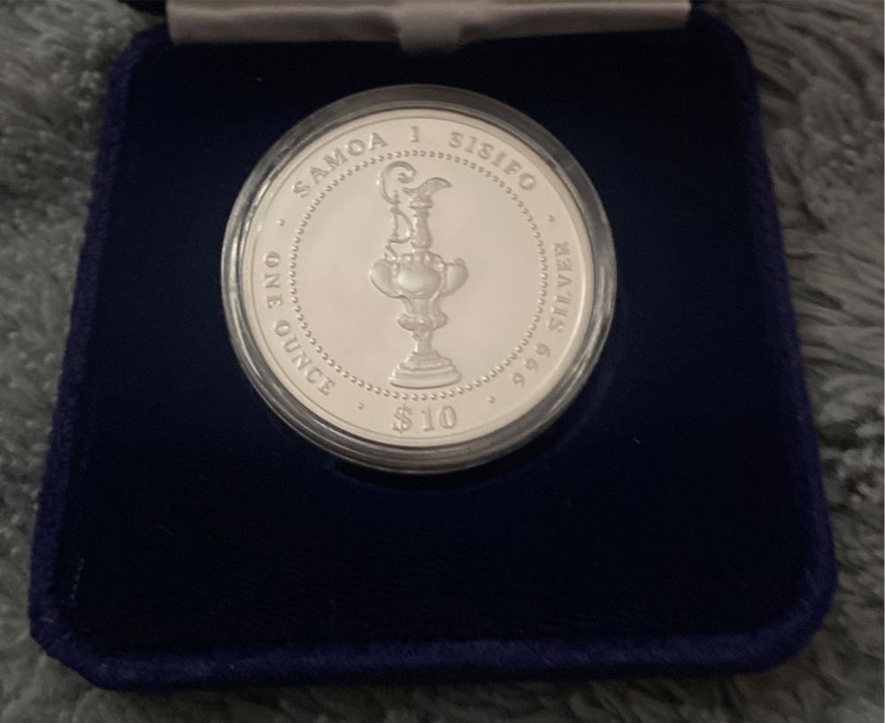 1987 Americas Cup  coin collectible - Main Image 2