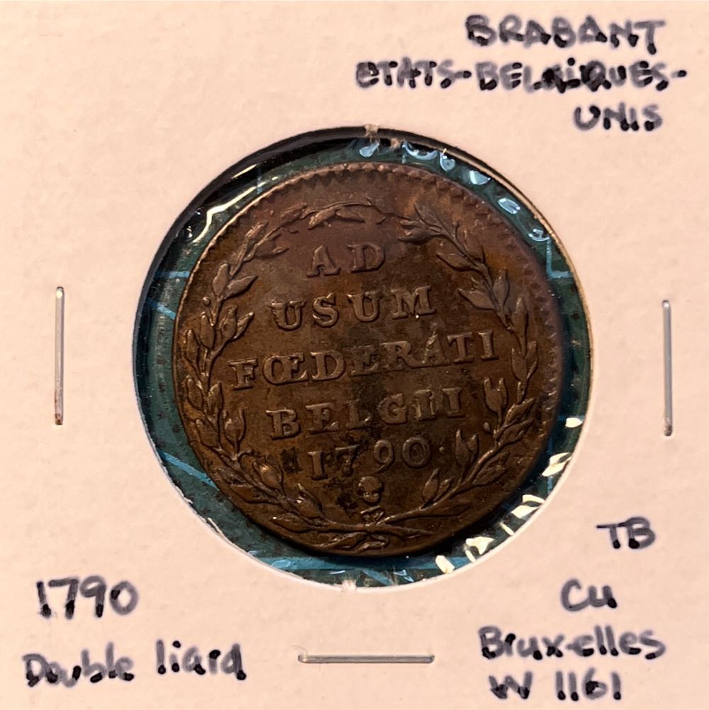 Brabant Double Liard 1790  coin collectible - Main Image 1