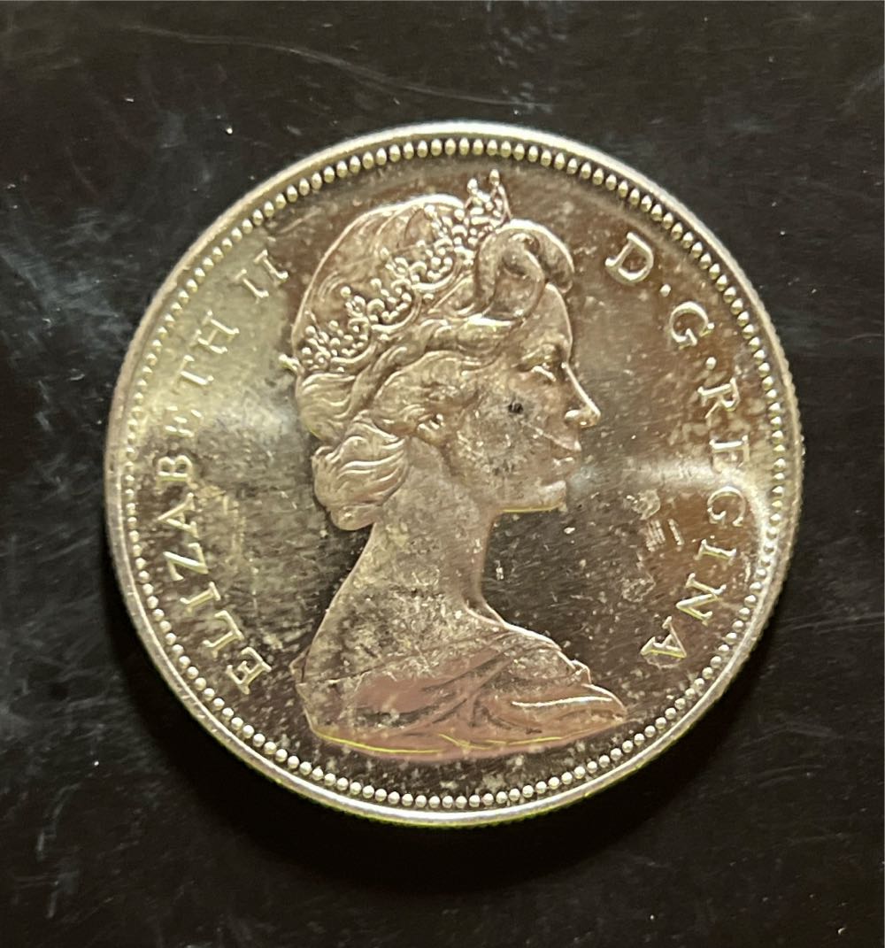 Canada Silver Dollar - 1966  coin collectible - Main Image 2