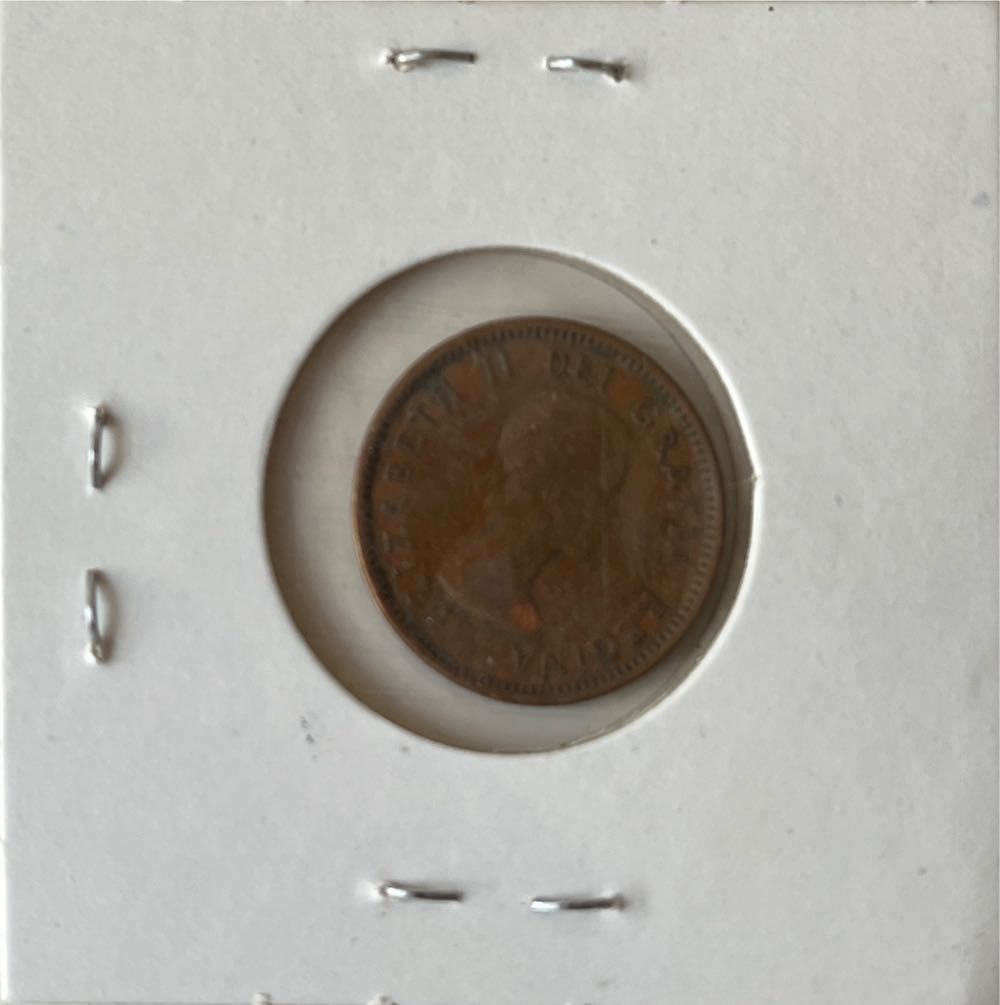 Canadian 1953 Elizabeth II 1 Cent Penny (Mom’s Collection)  coin collectible - Main Image 2