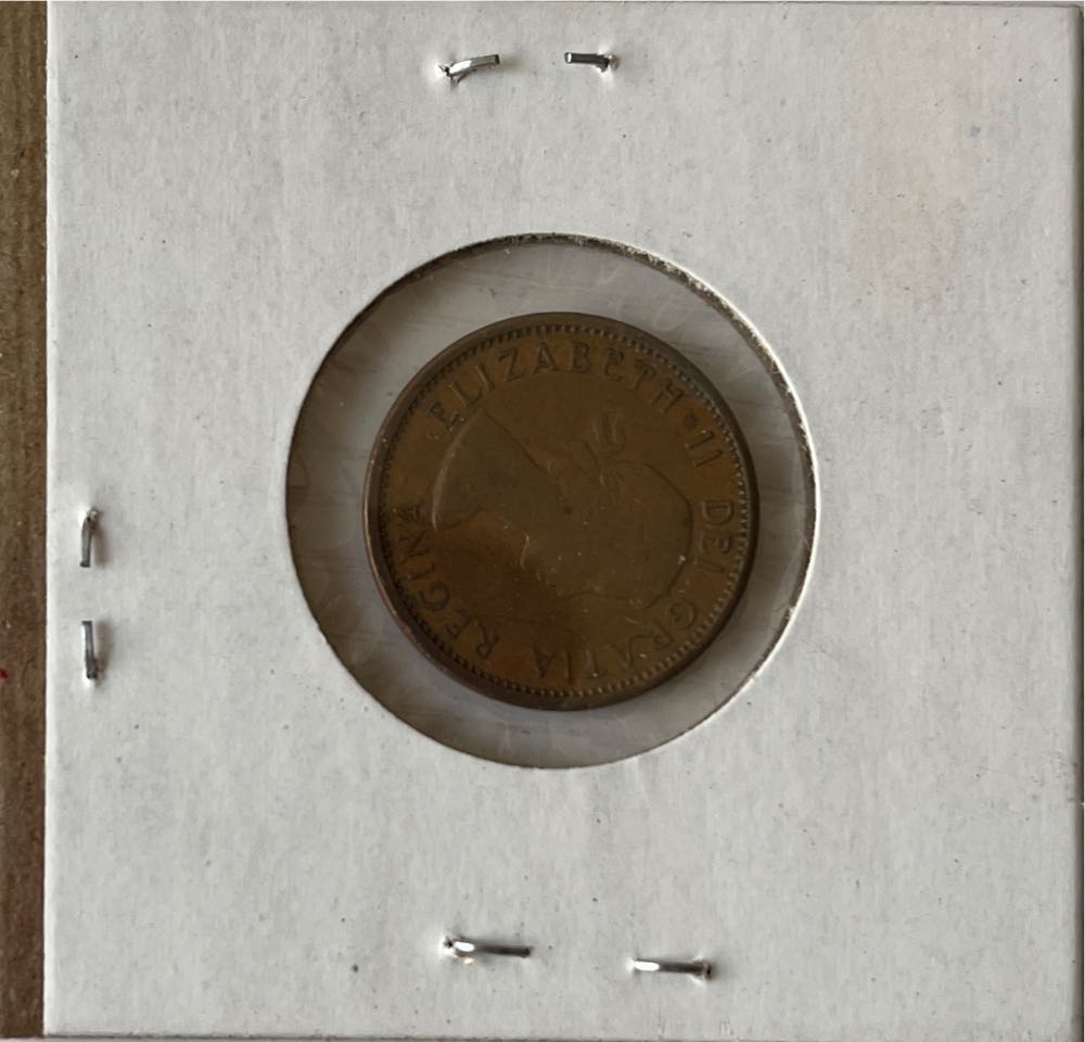Canadian 1958 Elizabeth II 1 Cent Penny (Mom’s Collection)  coin collectible - Main Image 2