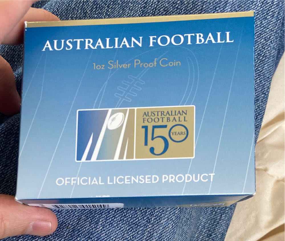 150 Years Australian Football  coin collectible [Barcode 9327025015149] - Main Image 3