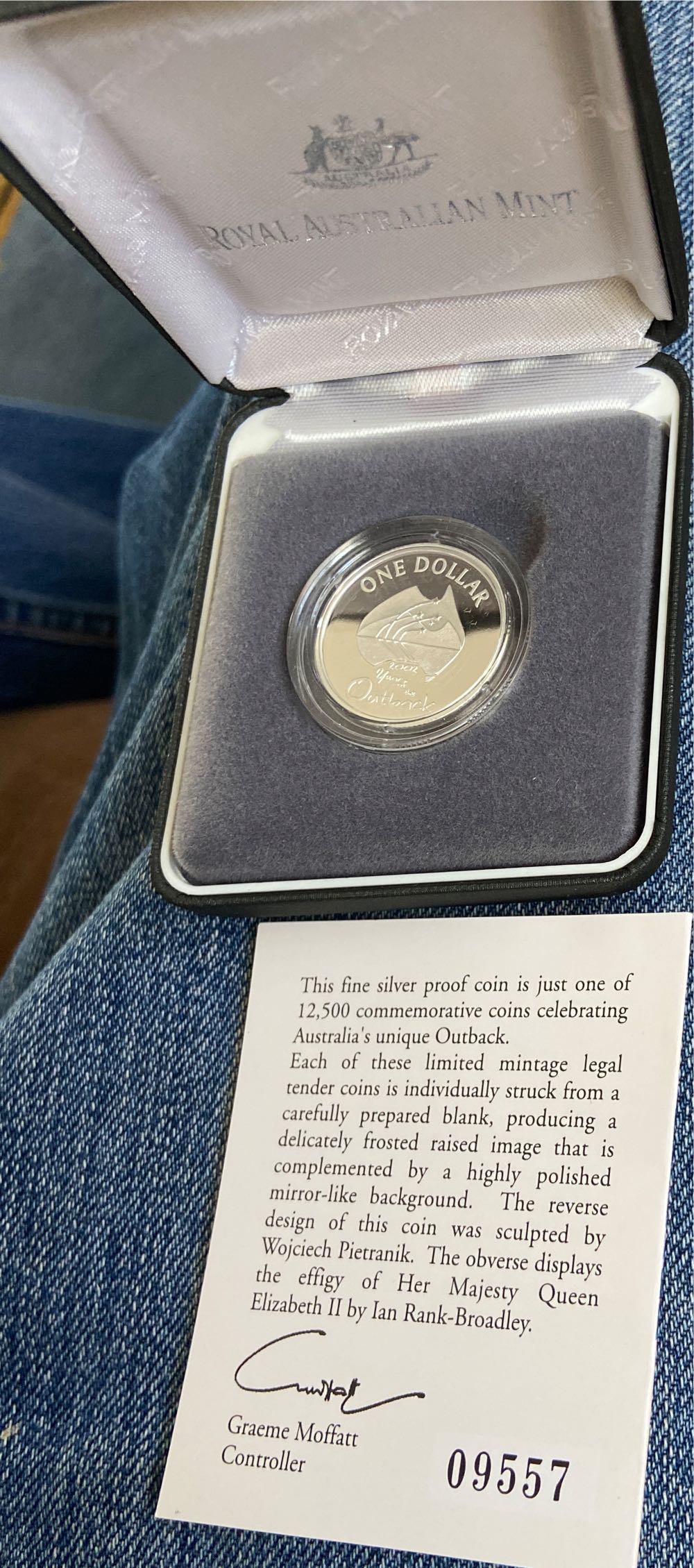 Year Of The Outback 2002 $1 Proof  coin collectible [Barcode 9314688001428] - Main Image 2