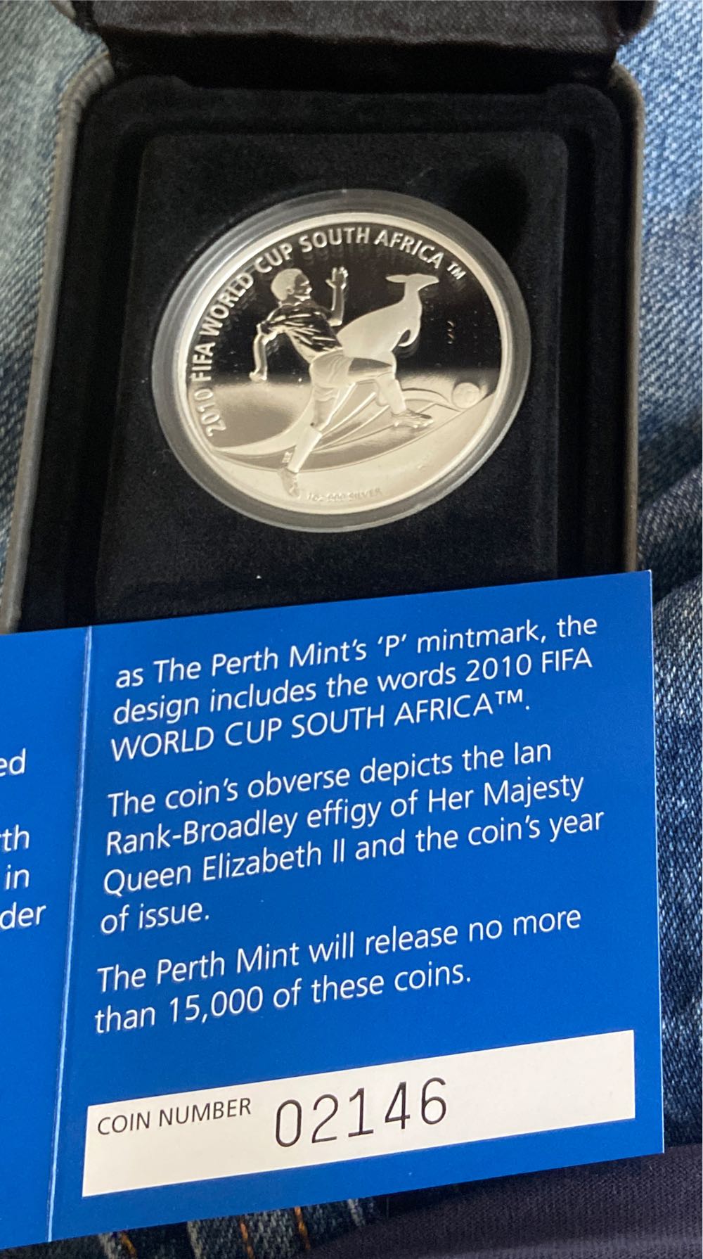 2010 Fifa World Cup South Africa Socceroos Coin  coin collectible - Main Image 2