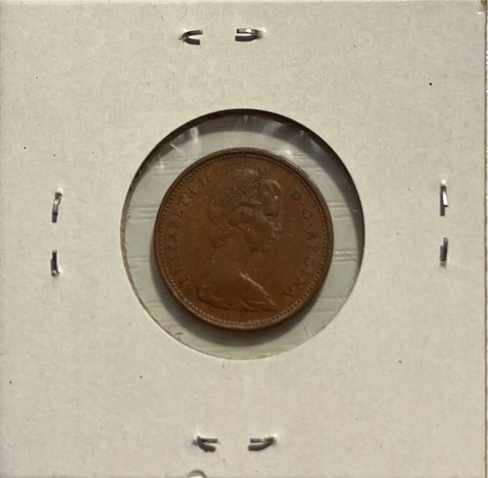 Canadian 1965 Elizabeth II 1 Cent Penny (Mom’s Collection)  coin collectible - Main Image 2
