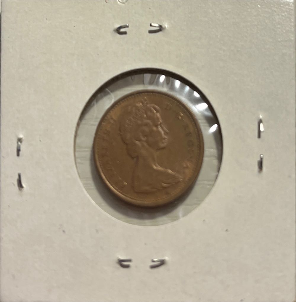 Canadian 1966 Elizabeth II 1 Cent Penny (Mom’s Collection)  coin collectible - Main Image 2