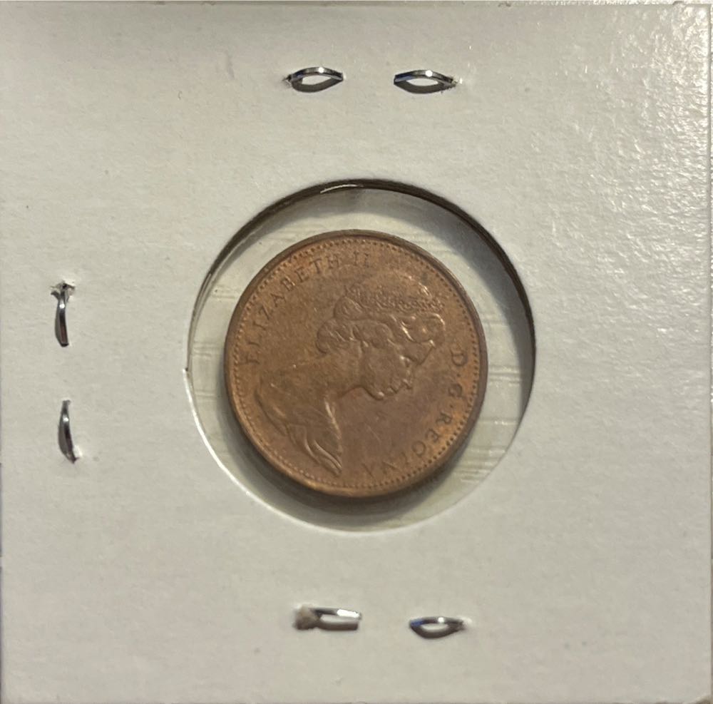 Canadian 1968 Elizabeth II 1 Cent Penny (Mom’s Collection)  coin collectible - Main Image 2