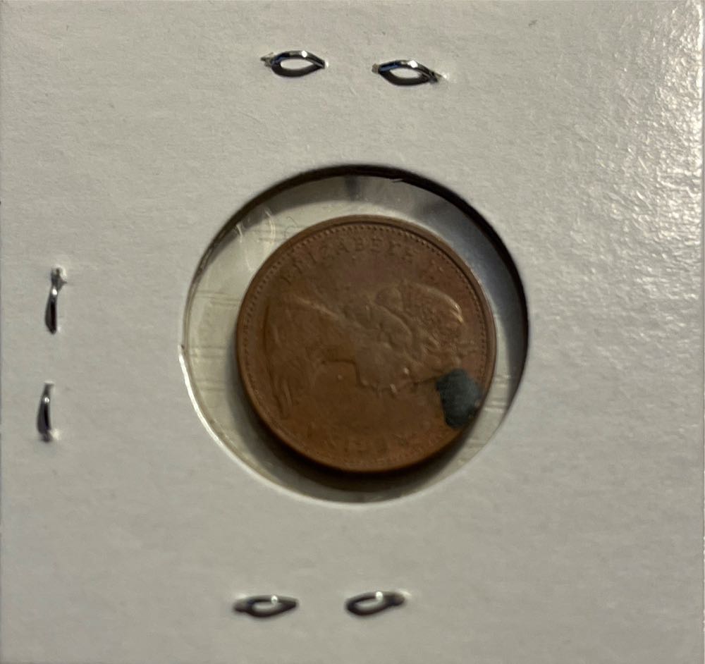 Canadian 1971 Elizabeth II 1 Cent Penny (Mom’s Collection)  coin collectible - Main Image 2