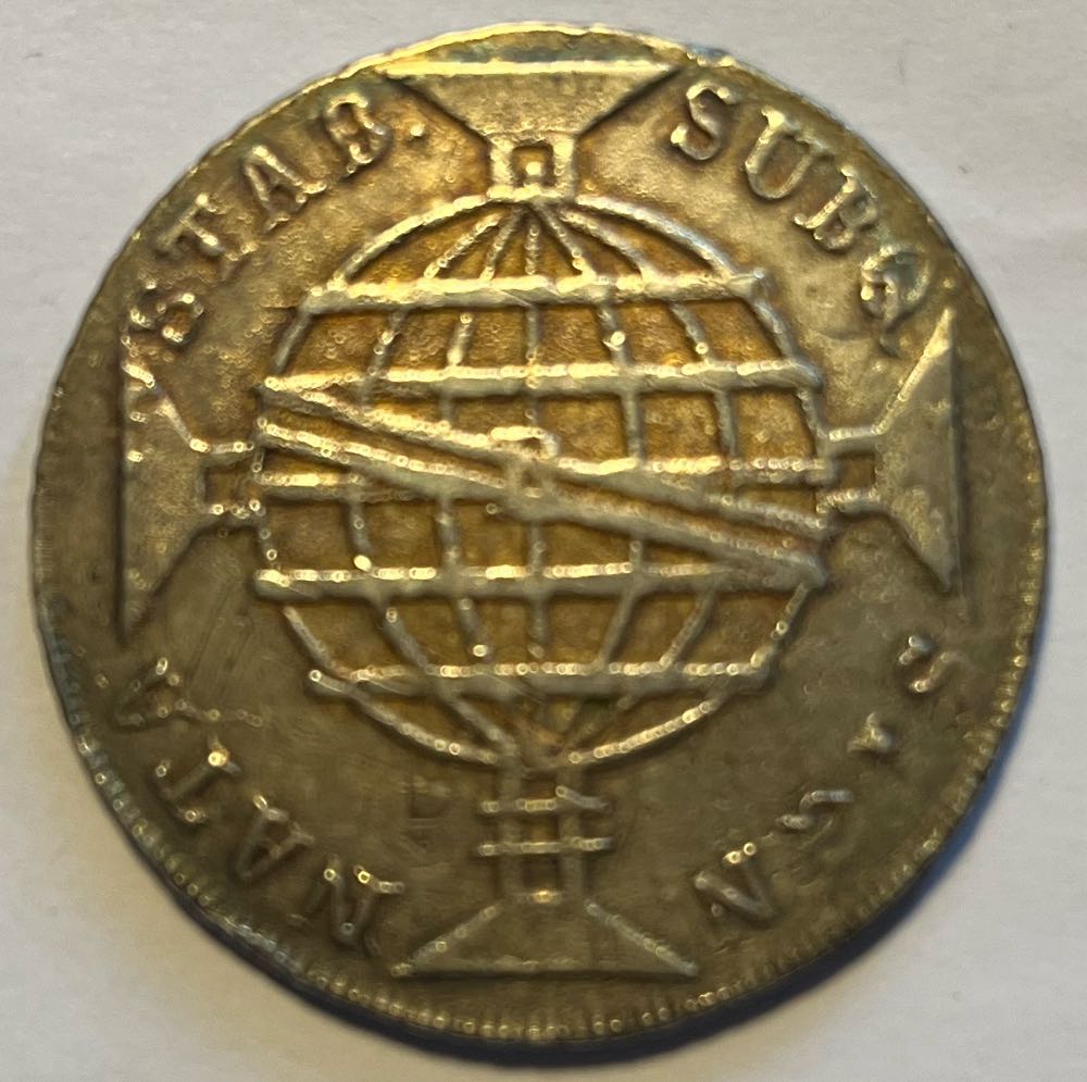 Brazil 960 Reis   coin collectible - Main Image 2