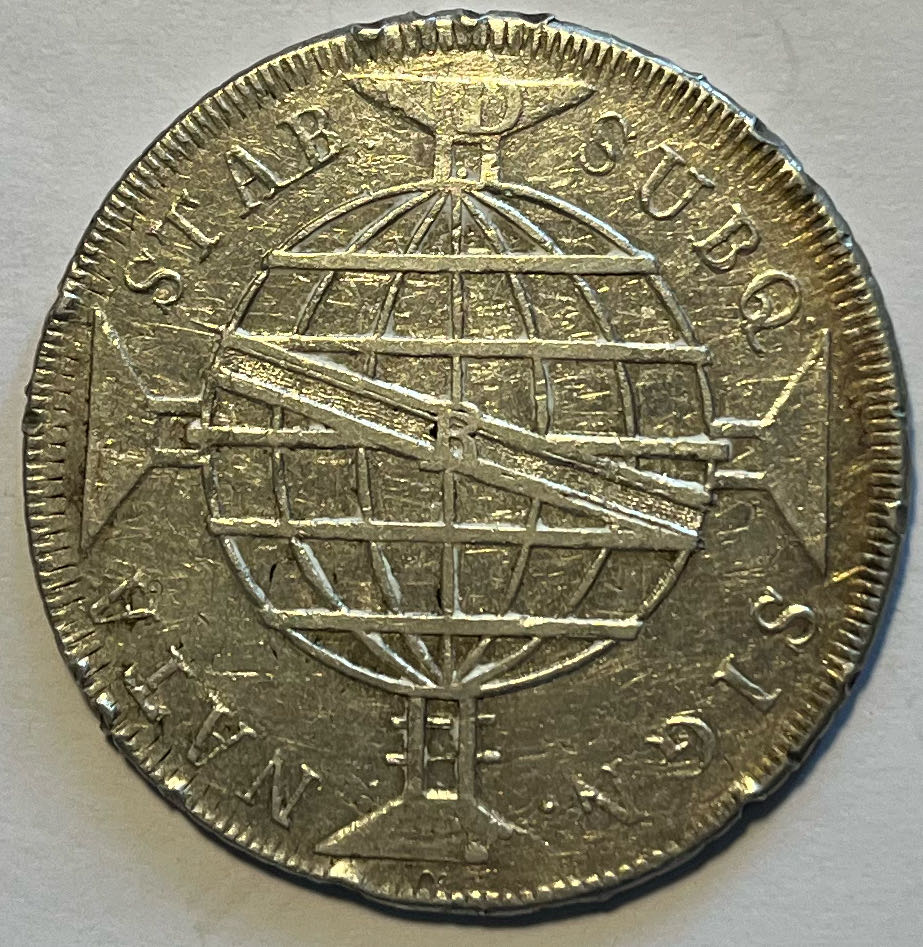 Brazil 960 Reis 1817R  coin collectible - Main Image 2