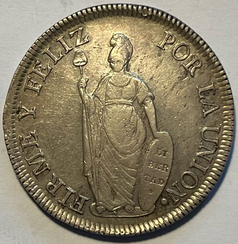 Peru 8 Reales 1828  coin collectible - Main Image 2