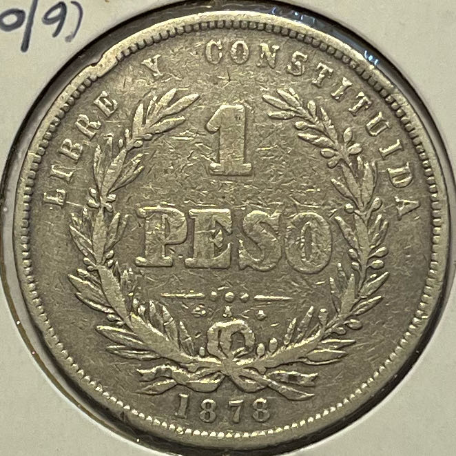 Uruguay 1 Peso 1878  coin collectible - Main Image 2