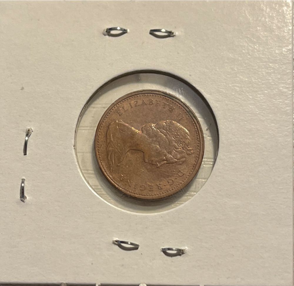 Canadian 1976 Elizabeth II 1 Cent Penny (Mom’s Collection)  coin collectible - Main Image 2