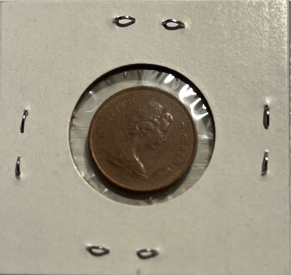 Canadian 1979 Elizabeth II 1 Cent Penny (Mom’s Collection)  coin collectible - Main Image 2