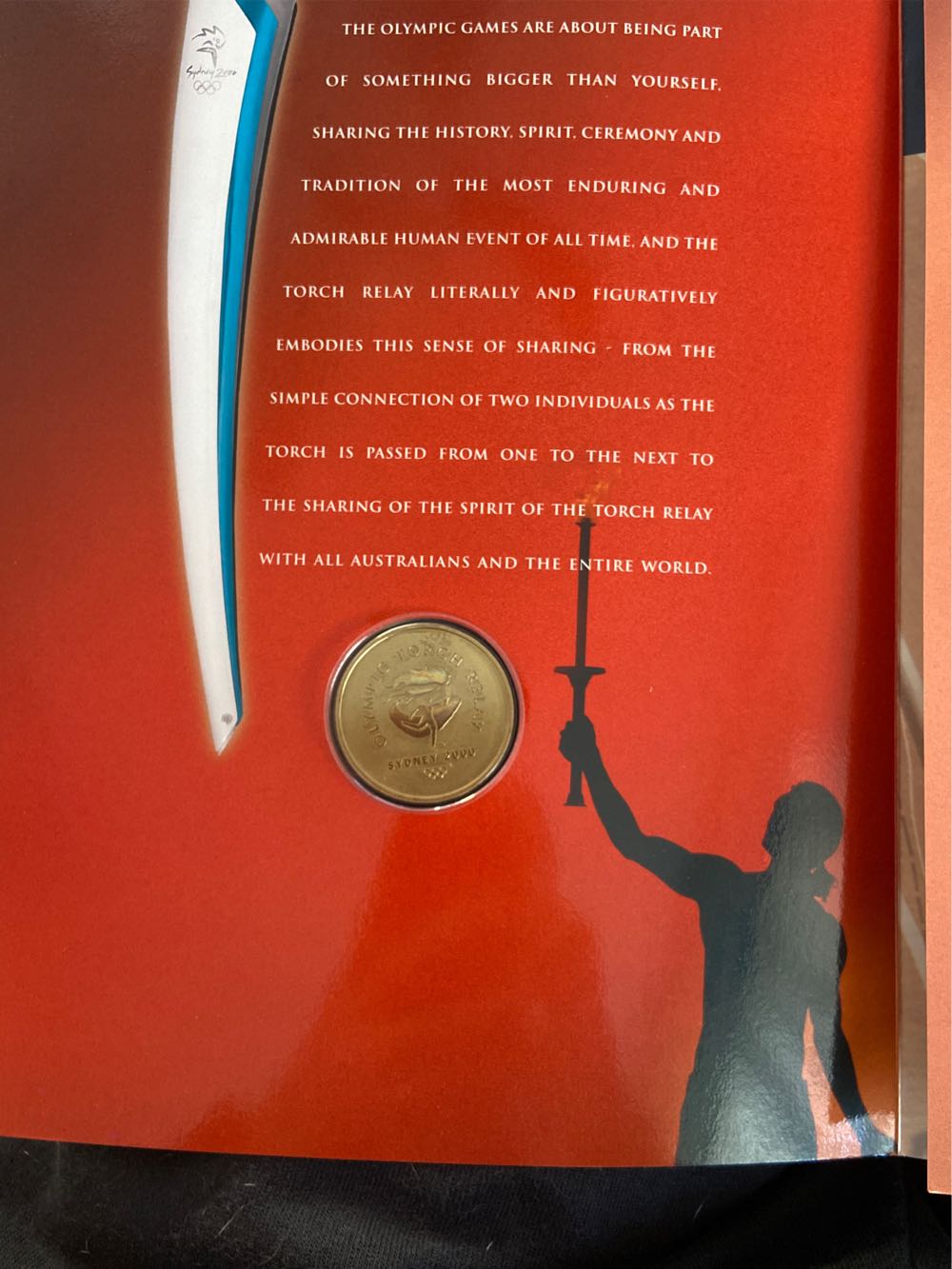 Sydney 2000 Olympic Torch Relay Coin  coin collectible - Main Image 2
