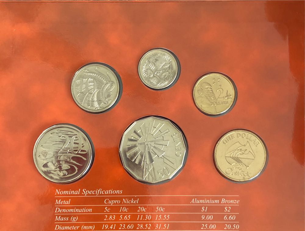 2002 Australia Year Of The Outback Six Coin Uncirculated Set  coin collectible [Barcode 9314688006300] - Main Image 3