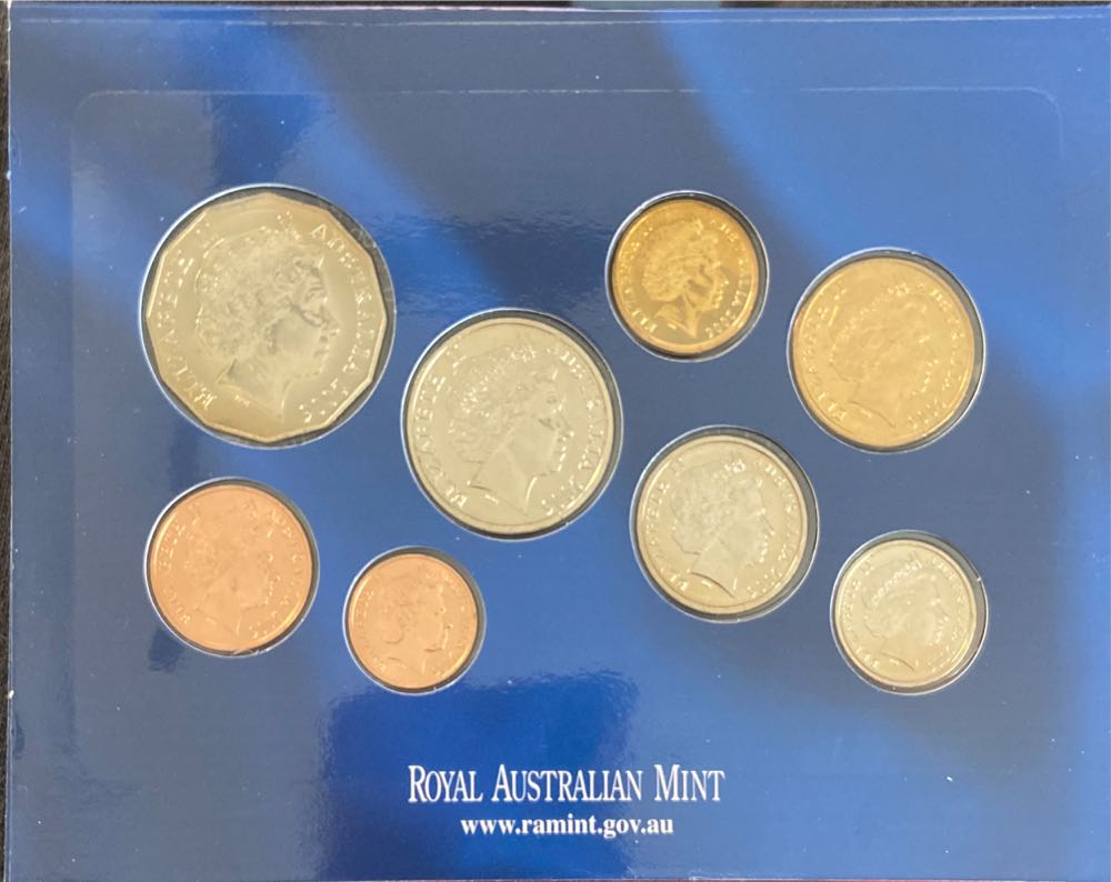 2006 Uncirculated Coin Set 8 Coin 40th Decimal Anniversary Set  coin collectible - Main Image 2