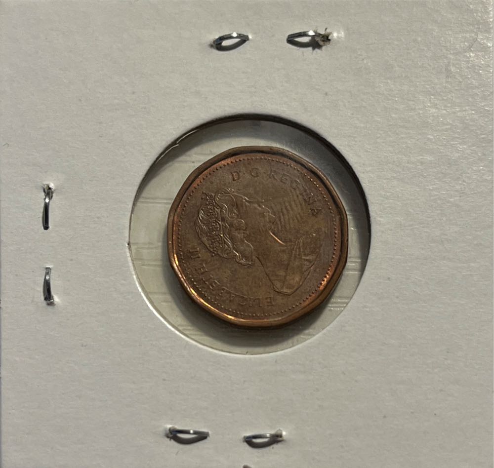 Canadian 1987 Elizabeth II 1 Cent Penny (Mom’s Collection)  coin collectible - Main Image 2