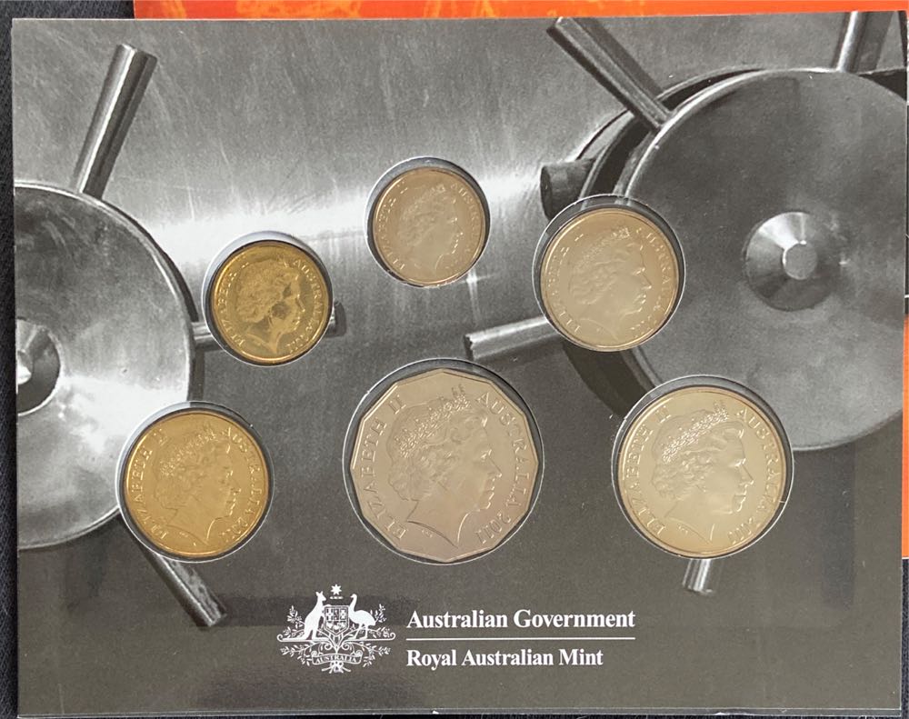 2011 Six Coin Uncirculated Set  coin collectible [Barcode 9314683100065] - Main Image 3