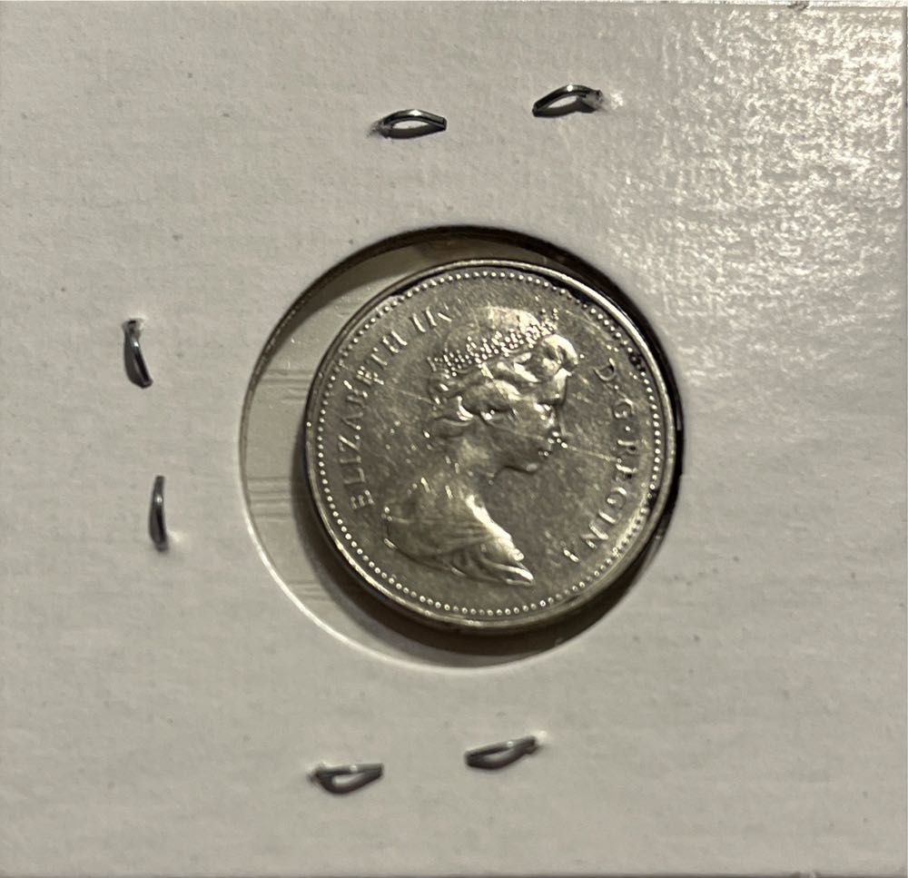 Canadian 1979 Elizabeth II 5 Cent Nickel (Mom’s Collection)  coin collectible - Main Image 2