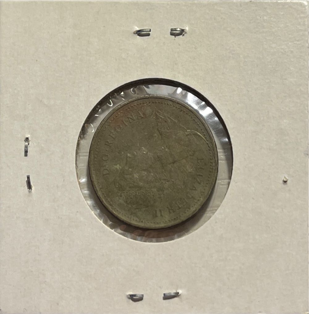 Canadian 1983 Elizabeth II 5 Cent Nickel (Mom’s Collection) coin collectible - Main Image 2