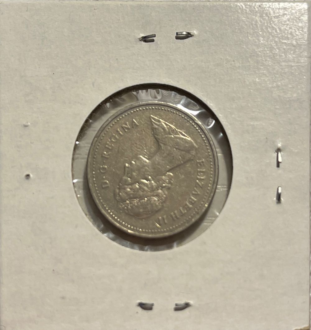 Canadian 1984 Elizabeth II 5 Cent Nickel (Mom’s Collection)  coin collectible - Main Image 2