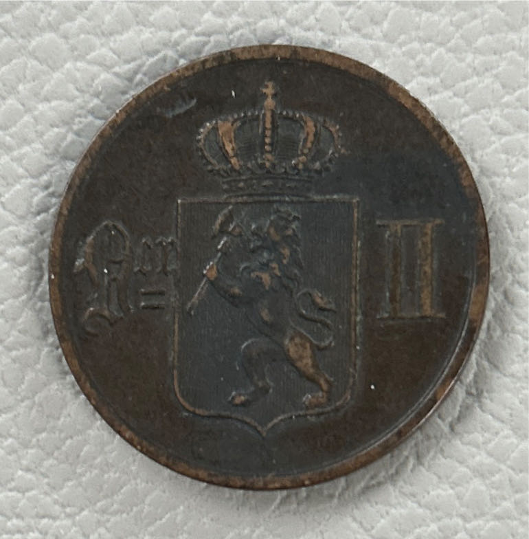 1896 Norway 5 öre  coin collectible - Main Image 4