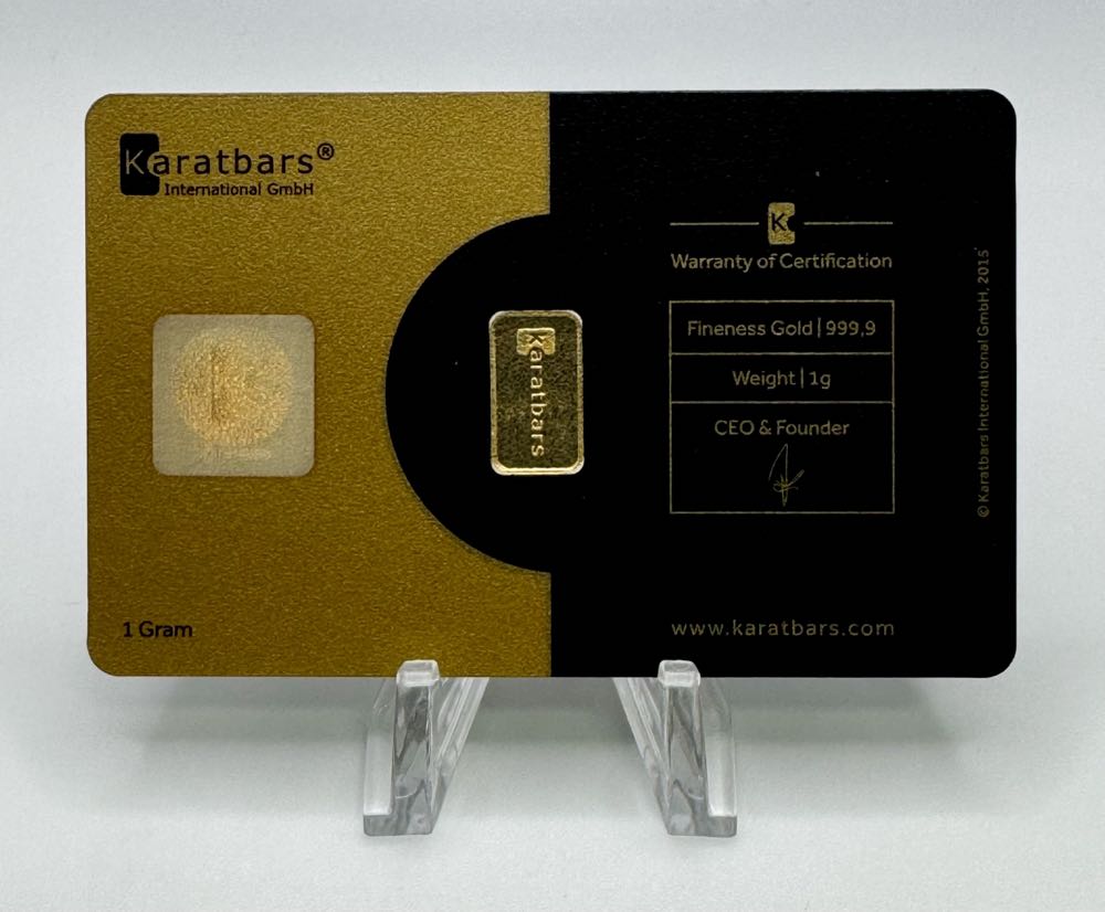 1 G Karatbar  coin collectible - Main Image 2